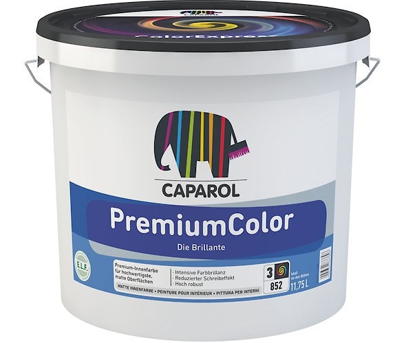 Водно-дисперсионная интерьерная краска Caparol PremiumColor. Объем: 2,35 л. База 3.  