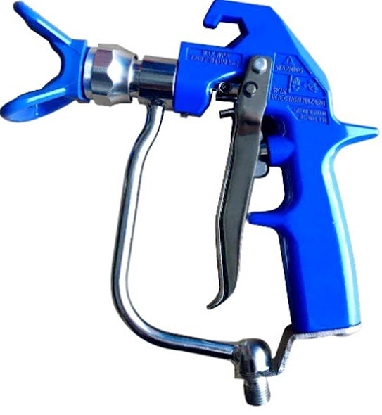 Пистолет безвоздушного распыления для шпатлёвки Gross Master GP-811 Texture, синий, 500 bar  