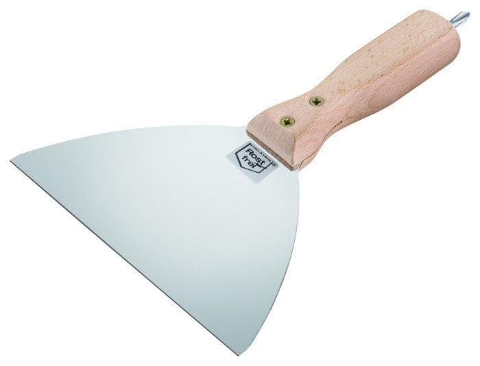 Шпатель для гипсокартона STORCH Trockenbau-Spachtel mit Bit. Ширина: 15 см. Из нержавеющей стали, деревянная ручка. Арт.: 32 02 55