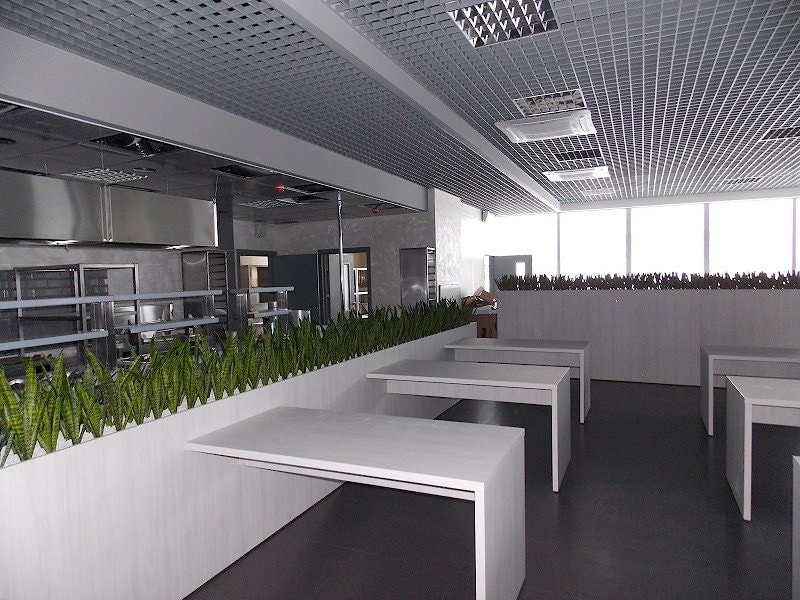 Декоративная штукатурка "Смак эндарфінаў" в офисе IBA в Минске