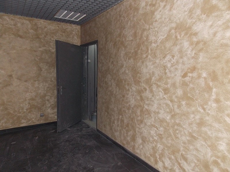 Декоративная штукатурка "Смак эндарфінаў" в офисе IBA в Минске