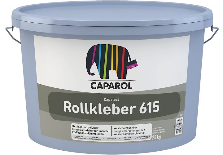 Акриловый дисперсионный клей для ППТ Capatect Rollkleber 615. Объем: 25 кг.