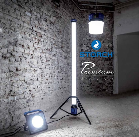 Светодиодная башня для малярных работ STORCH LED Tower 72 W — Высота ...