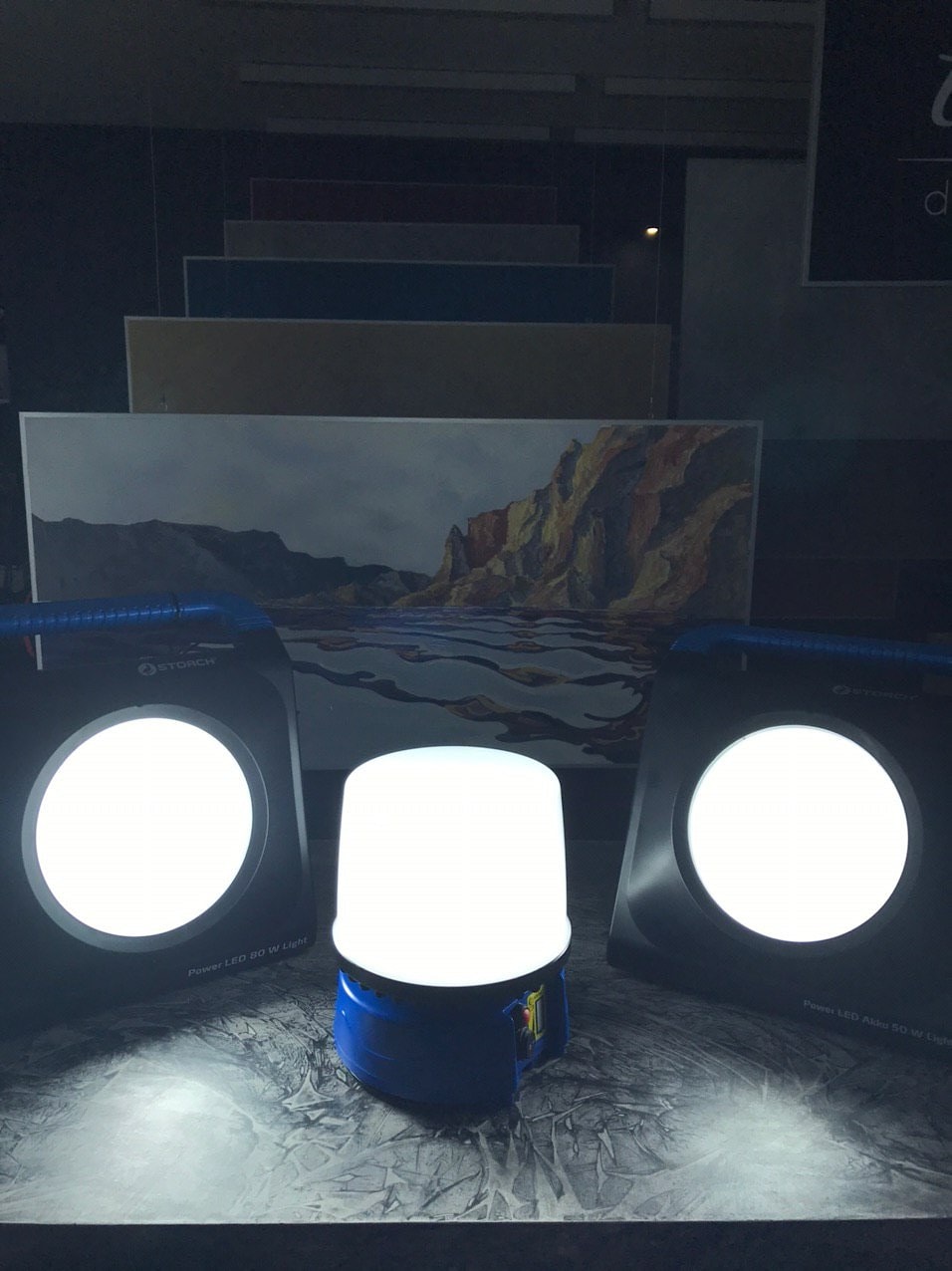 Светодиодный прожектор на аккумуляторе для малярных работ STORCH LED ...