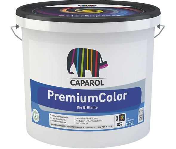 Водно-дисперсионная интерьерная краска Caparol PremiumColor. Объем: 4,7 л. База 3.