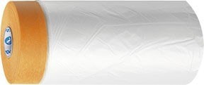 Укрывочная пленка с клейкой лентой STORCH CQ Folie Goldband. Ширина: 210 см. Длина: 20 м. Стойкая к УФ до 8 недель, на основе рисовой бумаги и акрилатного клея. Арт.: 48 63 21.