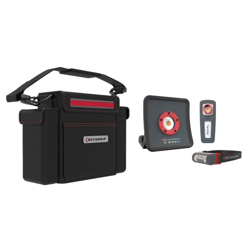 Набор детейлера в сумке Scangrip Detailing kit - Essential для малярно-отделоных работ. Арт.: 49.0220.