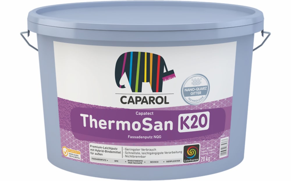 Штукатурка фасадная Thermosan Fassadenputz NQG K20. База 1. Объем: 20 кг.