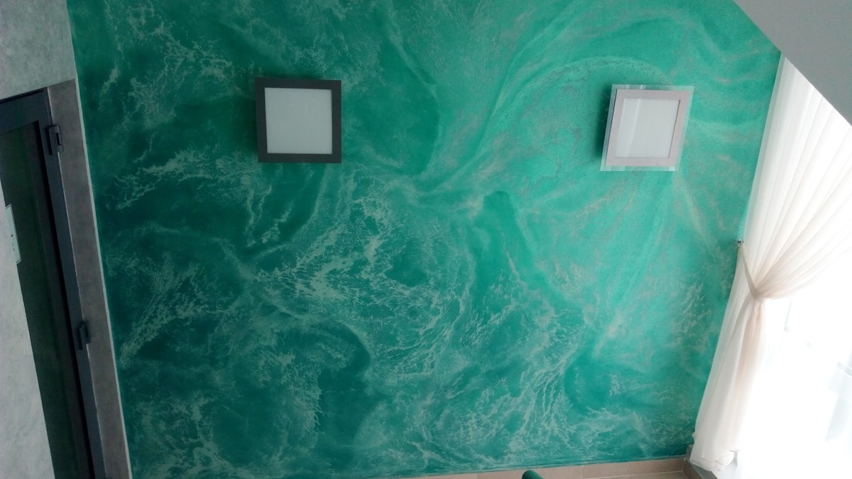 Декоративная штукатурка "Смак эндарфінаў" в санатории "Юность"