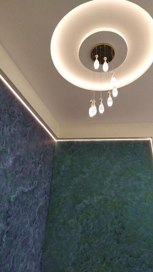 Декоративная штукатурка "Смак эндарфінаў" в санатории "Юность"