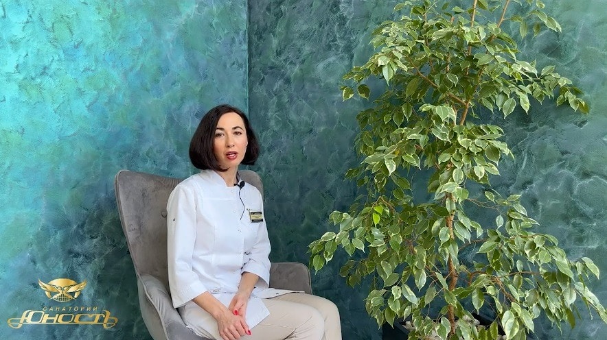 Декоративная штукатурка "Смак эндарфінаў" в санатории "Юность"