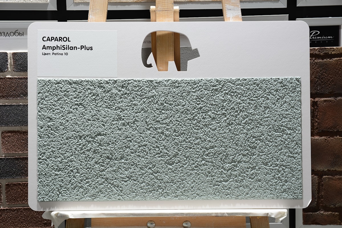 Амфисилан Плюс на структурном основании (камешковая декоративная штукатурка)