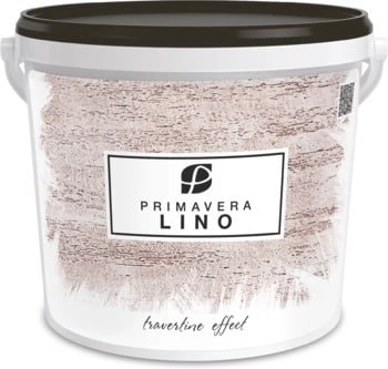 Декоративная штукатурка Primavera Lino с фракцией 0,5 мм. Объем: 11 л.