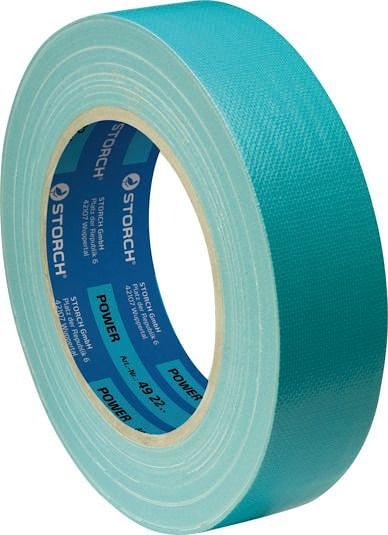 Толстослойная армированная бирюзовая лента POWERtape Das Hellblaue 50 мм, 25 м. Высокая адгезия. Стойкая к ультрафиолету 3 недели. Для гладких оснований, рул. Ширина: 25 мм. Длина: 25 м. Арт.: 49 22 50.