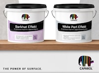 Новинки Caparol: декоративные материалы Caparol Barkhat Effekt и Caparol White Perl Effekt (21.10.2026)