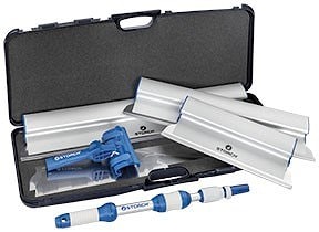 Набор шпателей в контейнере Set Flexogrip AluSTAR im Koffer. Арт.: 32 62 99. Комплектация: (9 единиц) Flexogrip AluSTAR 40 см, Art. 32 62 40; Flexogrip AluSTAR 60 см, Art. 32 62 60; Flexogrip AluSTAR 80 см, Art. 32 62 80; сменное лезвие 0,5 мм для Flexogrip AluSTAR 40 см, Art. 32 64 40; сменное лезвие 0,5 мм для Flexogrip AluSTAR 60 см, Art. 32 64 60; сменное лезвие 0,5 мм для Flexogrip AluSTAR 80 cm, Art. 32 64 80; адаптер для Flexogrip AluSTAR, Art. 32 62 00; телескопический удлинитель (алюми