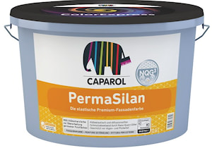Эластичная силиконовая фасадная краска Caparol PermaSilan. База 3. Объем: 9,4 л.  