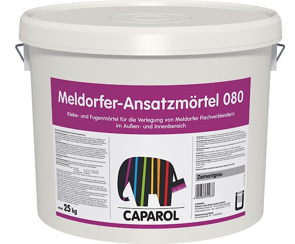 Клеевой раствор для облицовочной плитки.Meldorfer Ansatzmortel 080, цвет Anthrazit (черный антрацит). Объем: 25 кг.  