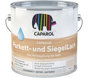 Паркетный лак Caparol Capadur Parkett- und SiegelLack Seidenmatt/ Шелковисто-матовый. Объем: 750 мл.  