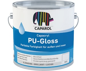 Водно-дисперсионная эмаль Capacryl PU-Gloss База T-Transparent/ Прозрачная. Объем: 2,4 л.  