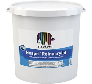 Универсальная акрилатная матовая краска для высококачественных интерьерных и фасадных работ Caparol Nespri® Reinacrylat. База 1. Объем: 15 л.  