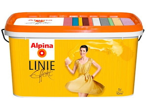 Водно-дисперсионная декоративная краска Alpina Effekt Linie. Объем: 5 л.  