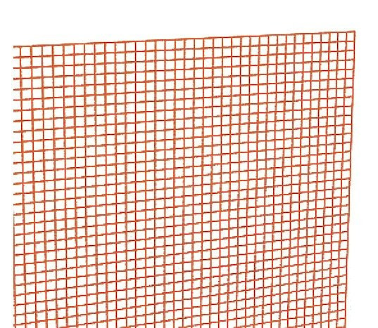 Стеклосетка фасадная Capatect Gewebe 650/110, оранжевая. Рулон=50 м=55 м.кв.  