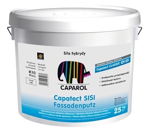 Силикатно-силиконовая штукатурка Caparol Capatect SISI Fassadenputz К20. Объем: 25 кг.  