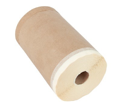 Бумага с малярной лентой Pentrilo Premium 45 см, 20 м. Удобная и быстрое укрытие окрашиваемых площадей при проведении малярных работ. Высокая прочность и впитываение, сатинированная с одной стороны , плотность 40г/м2, малярная лента 18 мм, время работы - не более 3х дней. Арт. 08102