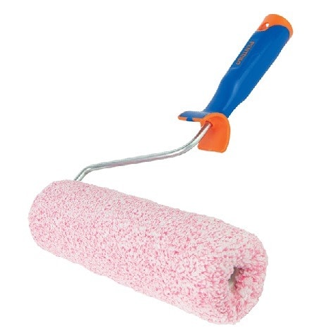 Малярный валик с двухкомпонентной ручкой Pentrilo Premium X 50 ROND микрофибра шёлк 22 см. Валик с двухкомпонентной ручкой Premium Микрофибра, 22 см, Ø 50, 13 мм ворс.  Отличная отдача и равномерное нанесение на гладких поверхностях,  хорошее качество покрытия, закругленные концы, чтобы избежать полошения, смесь микрофибры и полиэстера. Арт. 71680