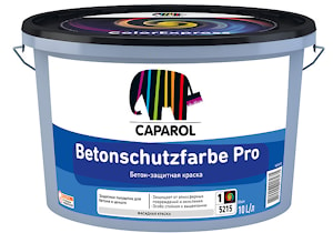 Фасадная акрилатная краска для защиты бетона Caparol Betonschutzfarbe Pro База. База 1. Объем: 10 л (13 кг).  