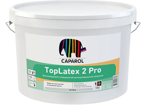 Ллатексная интерьерная краска Caparol TopLatex 2 Pro. База1. 10л / 14,9кг  