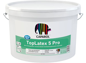 Ллатексная интерьерная краска Caparol TopLatex 5 Pro. База 1. 10л / 14 кг  