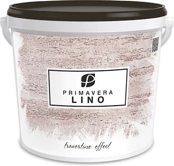 Декоративная штукатурка Primavera Lino с фракцией 0,2 мм. Объем: 11 л.  