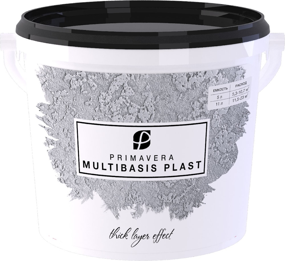 Декоративная штукатурка Primavera MultiBASIS plast 11 л.  