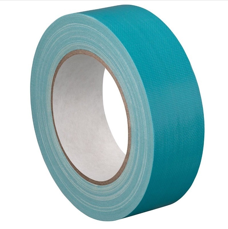 Толстослойная армированная бирюзовая лента PREMIUM  38 мм х 25 метров. Для грубых оснований, высокая адгезия, каучуковый клей, UV21. Арт.: 502260000.  