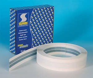 Бумажная малярная лента с металлическими вставками SEMIN Corner Tape. Длина: 30 м.  