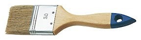Плоская малярная кисть STORCH Flach-Pinsel. Размер: 50/13 x 44 мм. Белая щетина, лакированная деревянная ручка. Арт.: 04 44 50.  