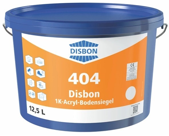 Защитное покрытие для минеральных полов Disbon 404 Acryl-BodenSiegel. Basis 1. Объем: 12,5 л.  
