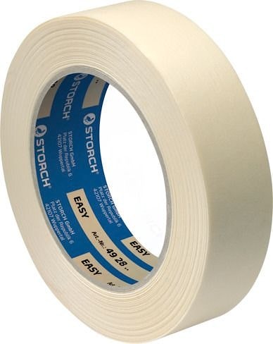 Малярная лента STORCH Easypaper Standart Preiswerte 36 мм. Рулон: 50 м. Для гладких поверхностей. Средняя клеющая способность. Арт.: 49 28 05.