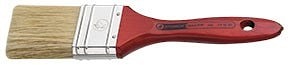 Плоская малярная кисть STORCH Flachpinsel ClassicTOP. Размеры: 40 мм, толщина 9 мм. Щетина из светлой вываренной щетины. Оцинковка, покрытая коричневой лазурью деревянная ручка. Арт.: 04 16 40.