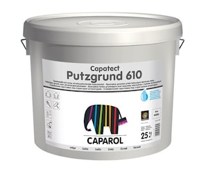 Водно-дисперсионная грунтовочная краска Capatect Putzgrund 610. База 1. Белая. Объем: 8 кг.  