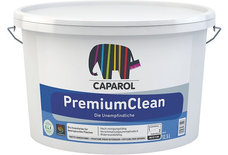 Водно-дисперсионная интерьерная краска Caparol PremiumClean. Объем: 5 л.  