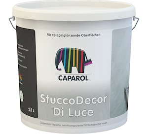 Венецианская штукатурка для получения гладких поверхностей с зеркальным глянцем Capadecor StuccoDecor Di Luce. Объем: 5л.  