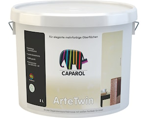 Декоративная шпатлевка на дисперсионной основе для оформления стен внутри помещений Capadecor ArteTwin Basic. Объем: 10 л.  